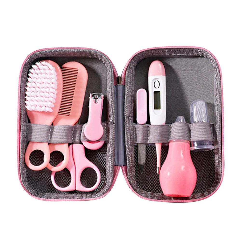 8-Piece Baby Care Kit – Portable Hygiene & Healthcare Set for Infants and Toddlers