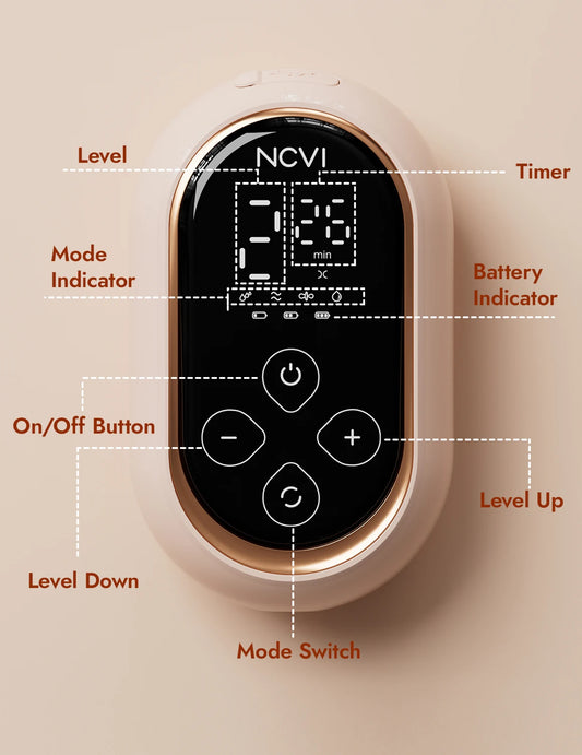 NCVI 2025 Double Electric Breast Pump , Ultra-Light Wearable Breastfeeding Pump