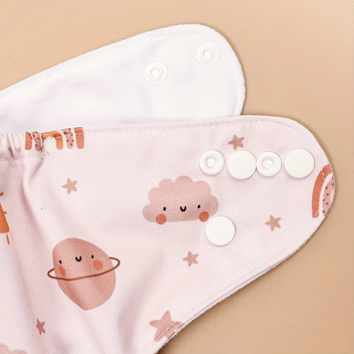 3-Pack Washable Adjustable Cloth Diapers