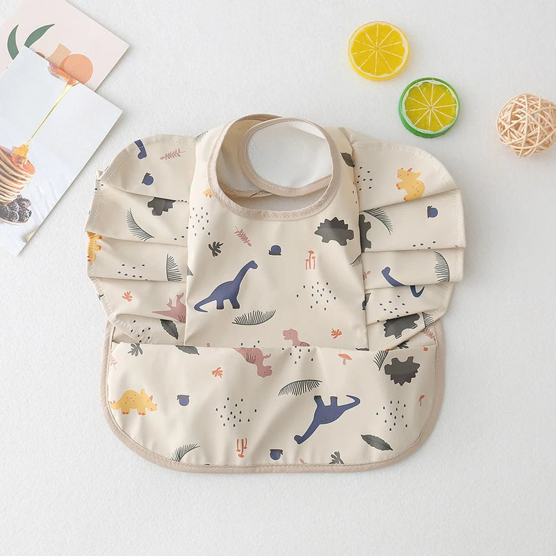 Nordic Style Waterproof Baby Feeding Bib – Soft & Cute