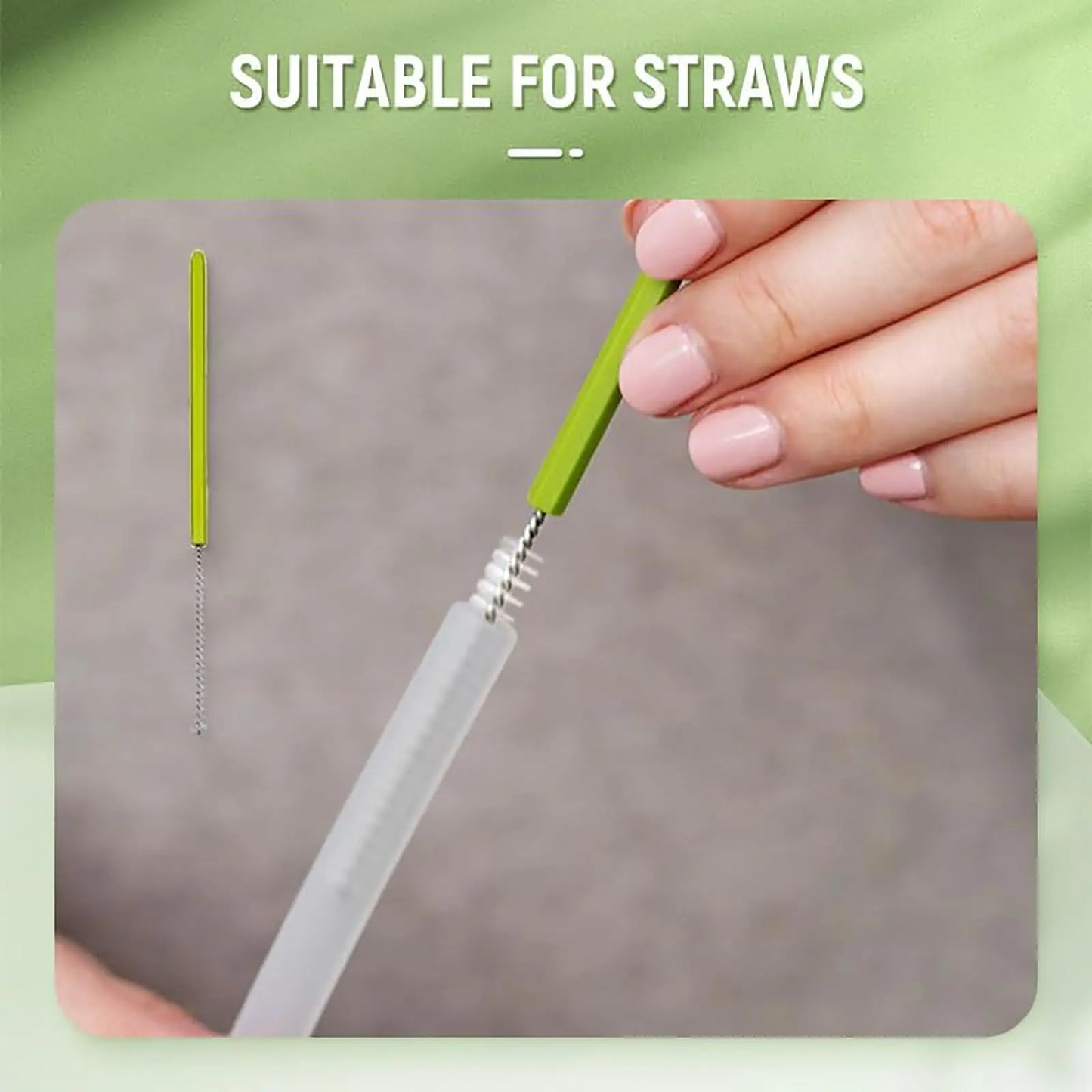 actus Baby Bottle Brush Set | 4-Piece Cleaning Kit for Bottles & Straws