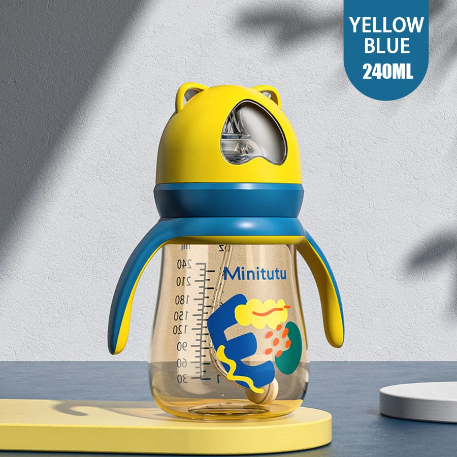 Newborn Baby Bottle – 240ml Drop-Resistant PP Material