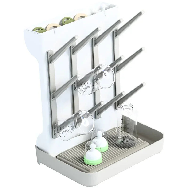 Toddler Bottle Organizer – Baby Bottle Drain & Storage Rack