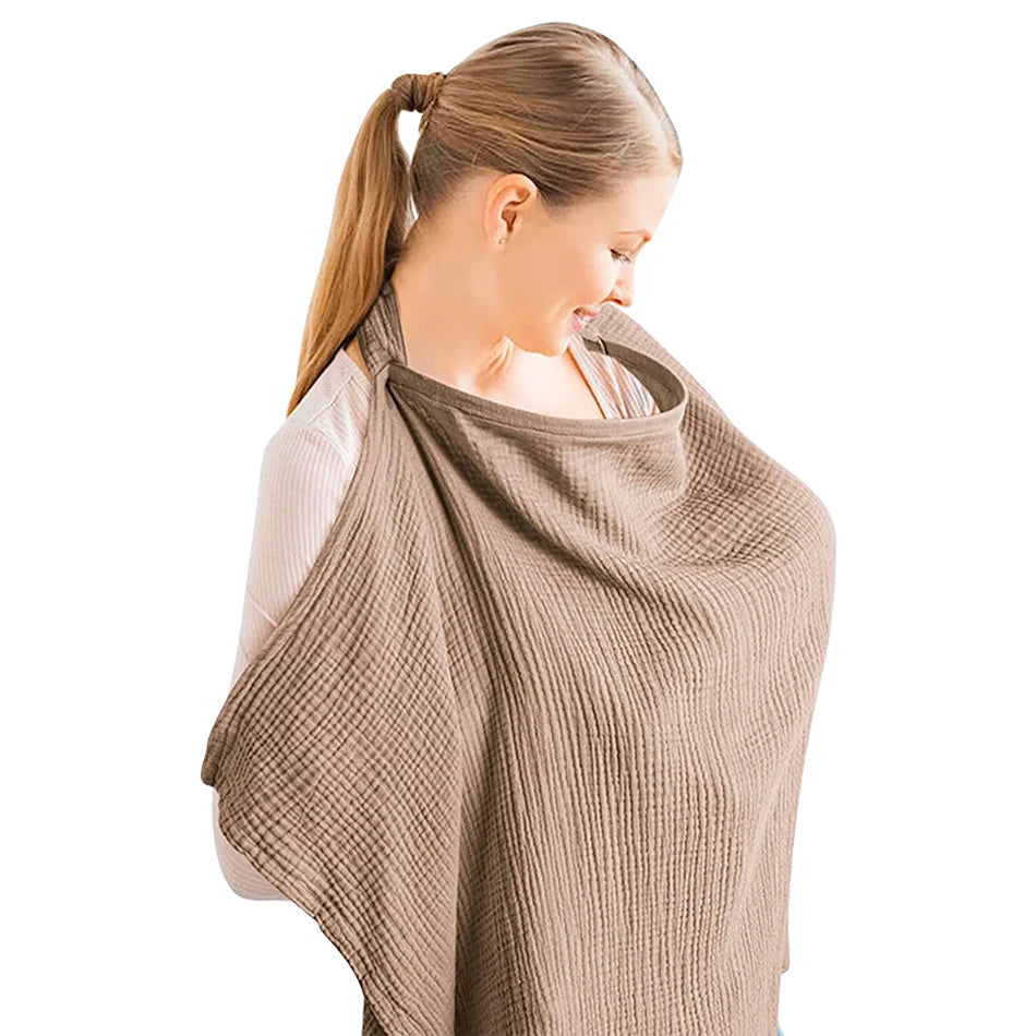 Outdoor Nursing Shawl – Breathable Adjustable Privacy Cover for Mothers