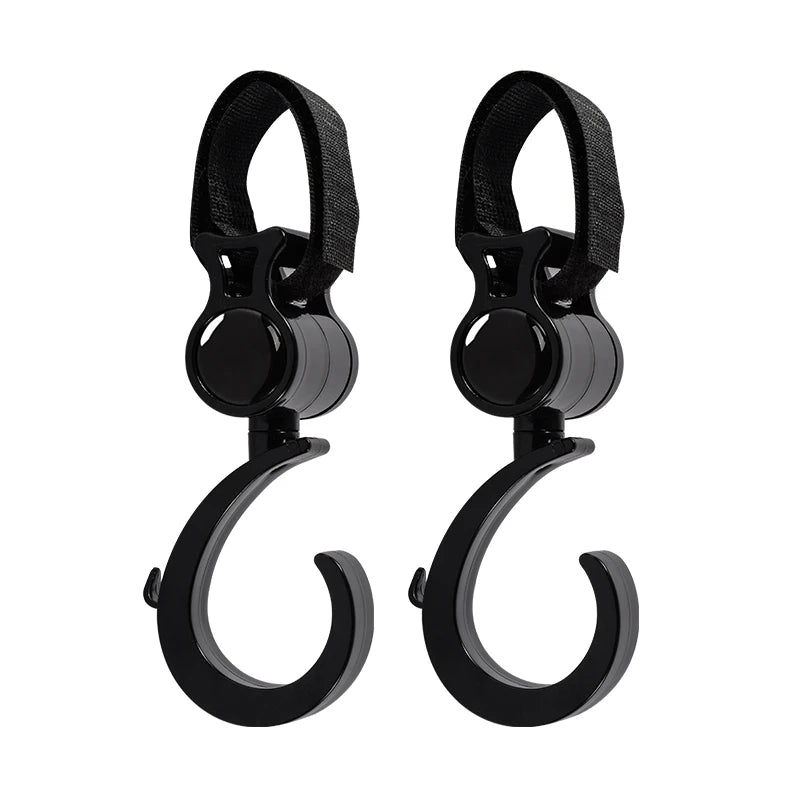2PCS Multi-Purpose Pram Hooks – Baby Stroller Shopping Accessory