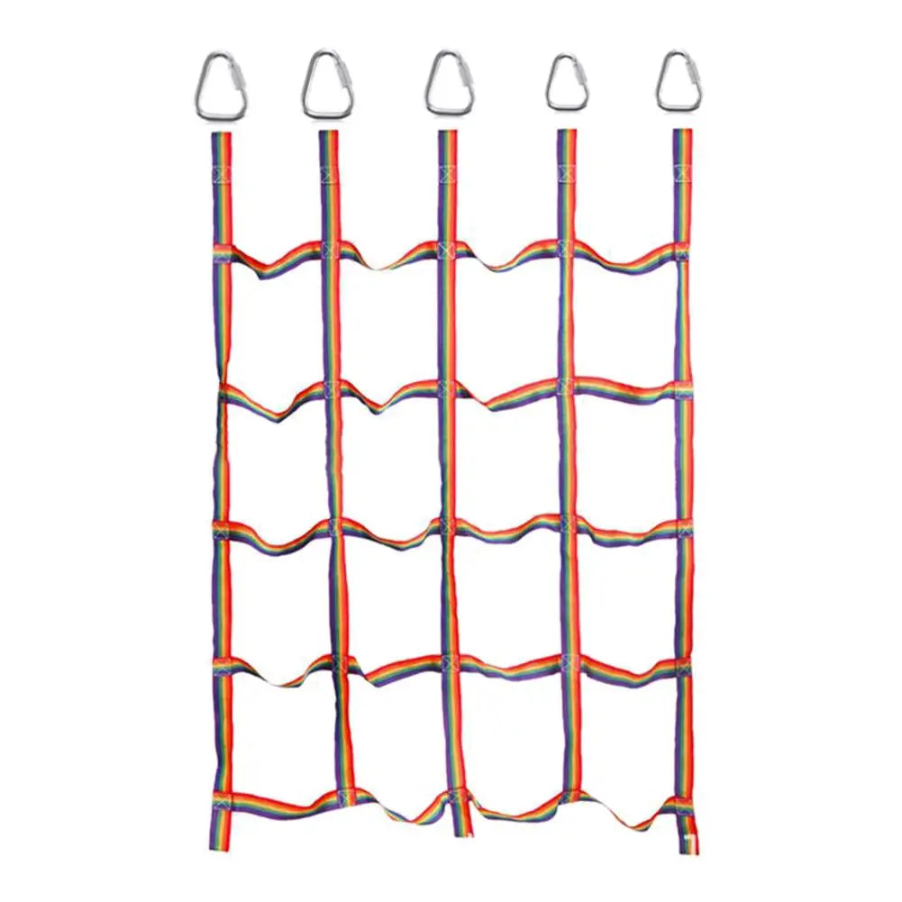 Rainbow Rope Climbing Net for Kids