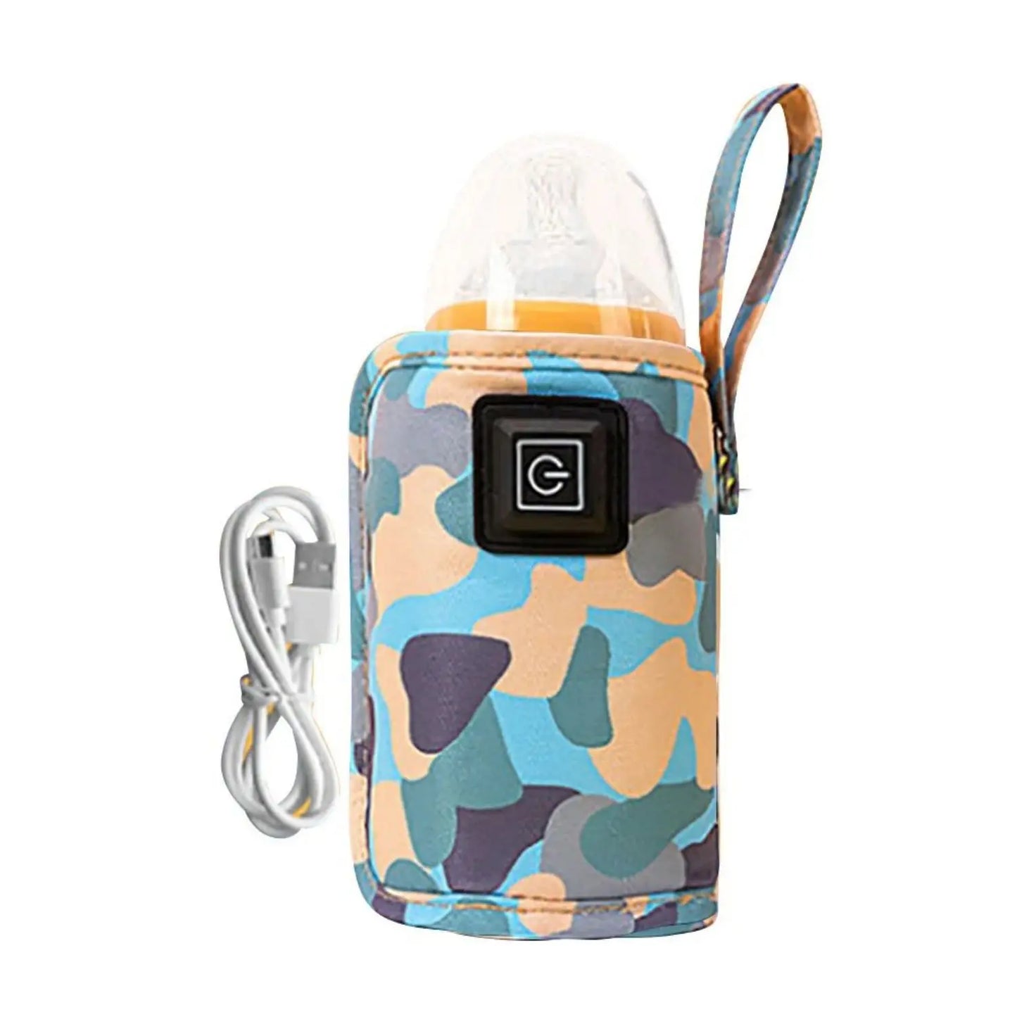 Portable Baby Bottle Heater Bag | USB Milk Warmer for Winter & Travel