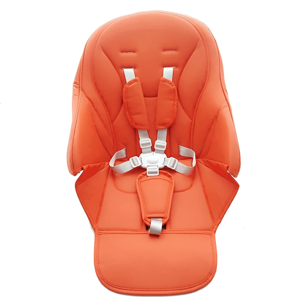 DIY Highchair Cushion Set – PU Leather Seat with Safety Straps