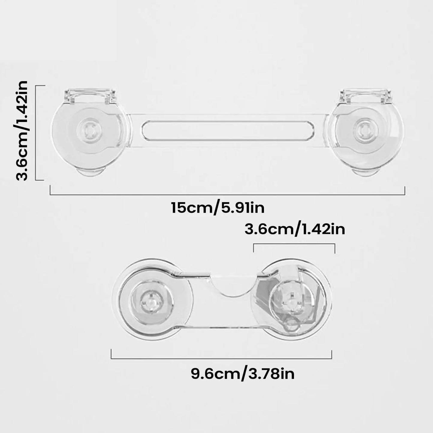 10Pcs Baby Safety Locks Cabinet Drawer Fridge Protection