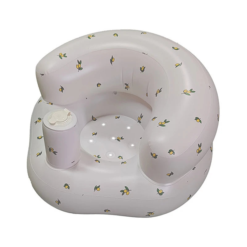 Canapé gonflable portable pour bébé – Siège et chaise de bain pliable et multifonction