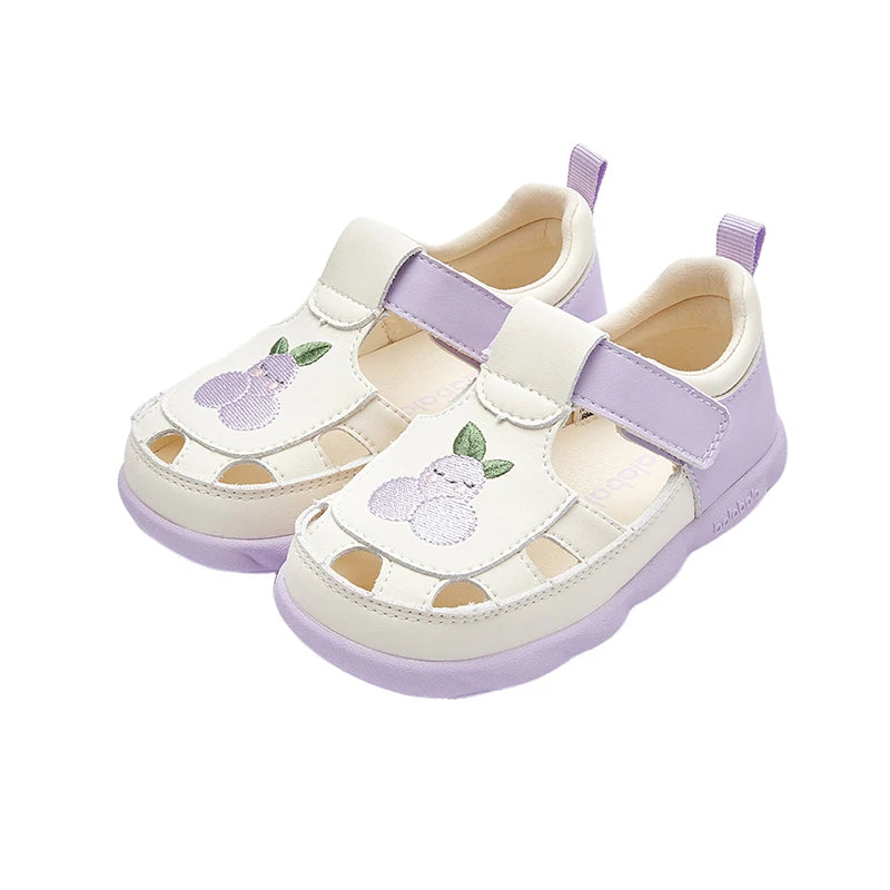 Balabala Baby Sandals Summer 2024 Cute Breathable Soft Sole Shoes for Toddlers Daily Casual Wear