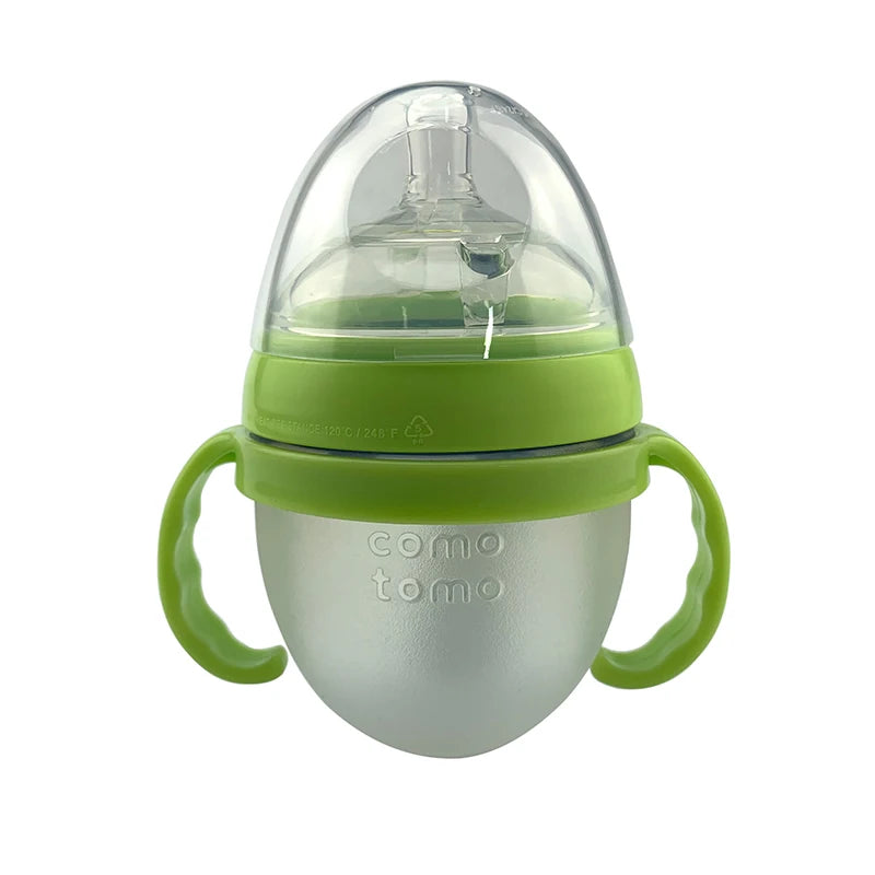 Safe Baby Feeding Bottle | 16oz Smart Silicone, Hands-Free