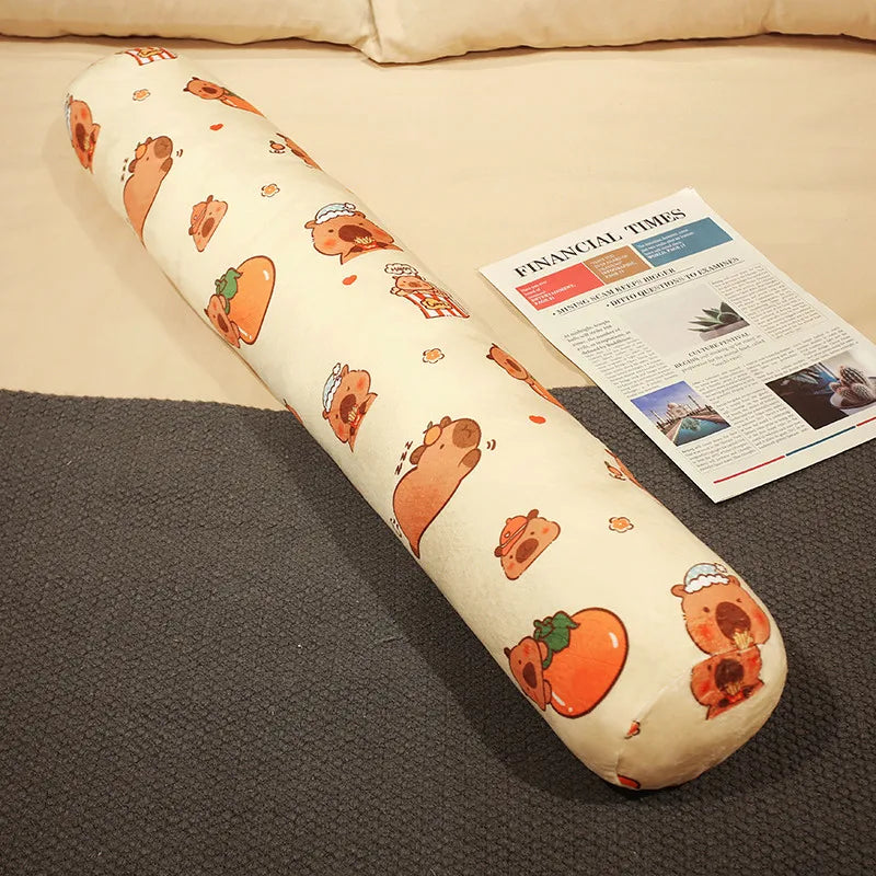 Coussin cylindrique en peluche – Traversin multi-usage pour le sommeil des filles et pendant la grossesse