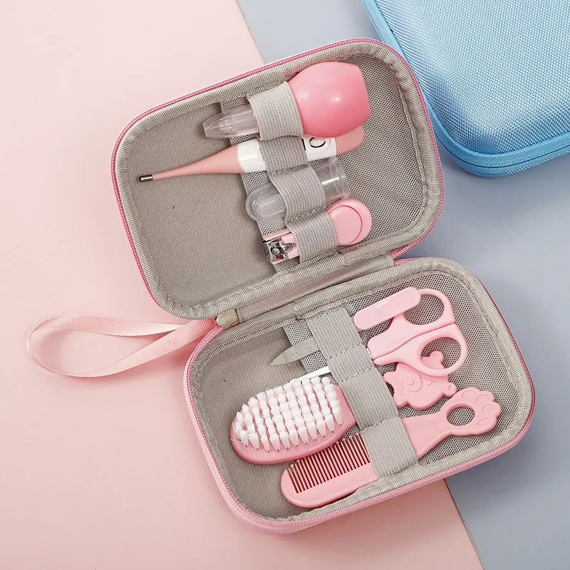 8-Piece Mother & Baby Care Set – Thermometer, Nail Clippers & Essentials