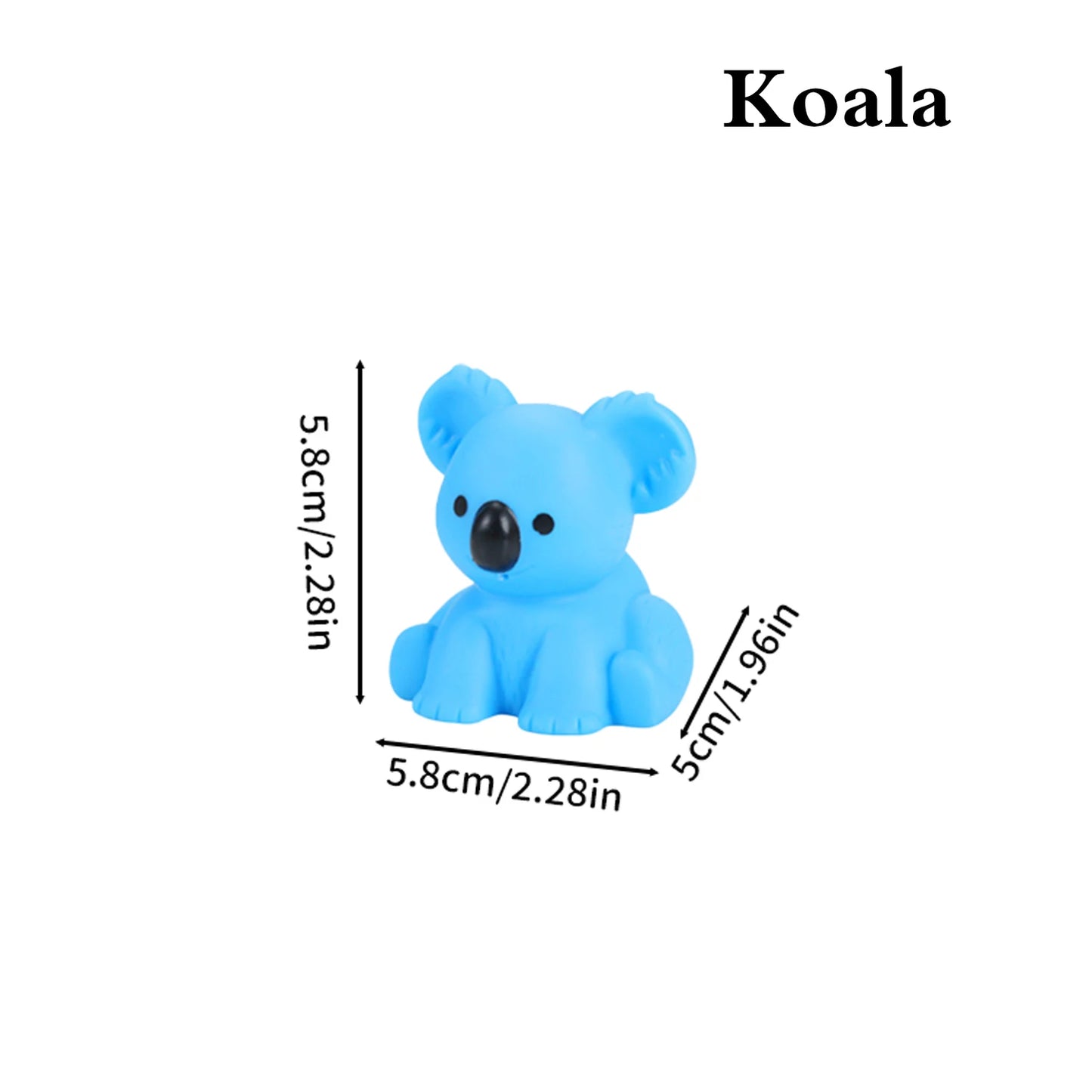 Baby Bath Toy Gift – Soft, Floating, Squeaky Sea Animals