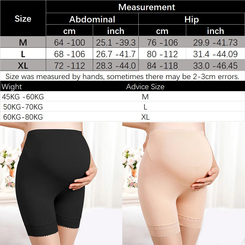 Summer Maternity Pants – Soft, Slim & Adjustable Waist Leggings for Pregnant Women