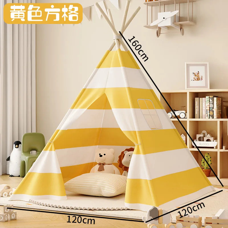 1.6M Kids Teepee Tent – Indoor Portable Princess Playhouse