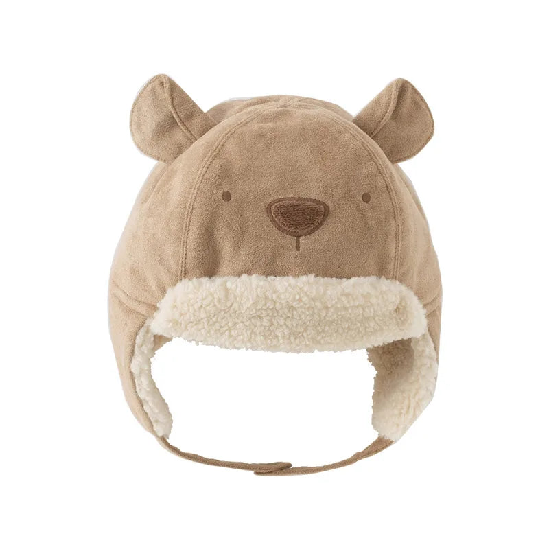 Cute Thickened Knit Baby Hat Boys Girls Autumn Winter