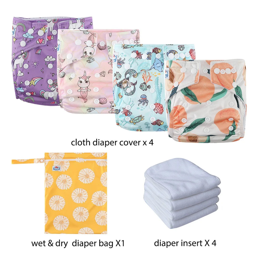 Babyland Waterproof Cloth Diaper Kit