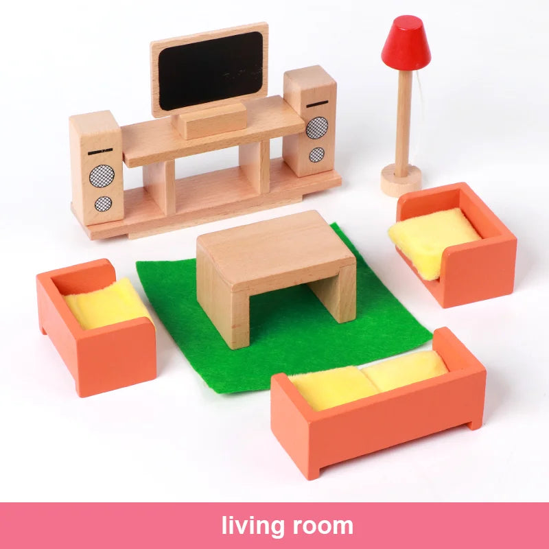 Mini Wooden Furniture – Playroom Fun!