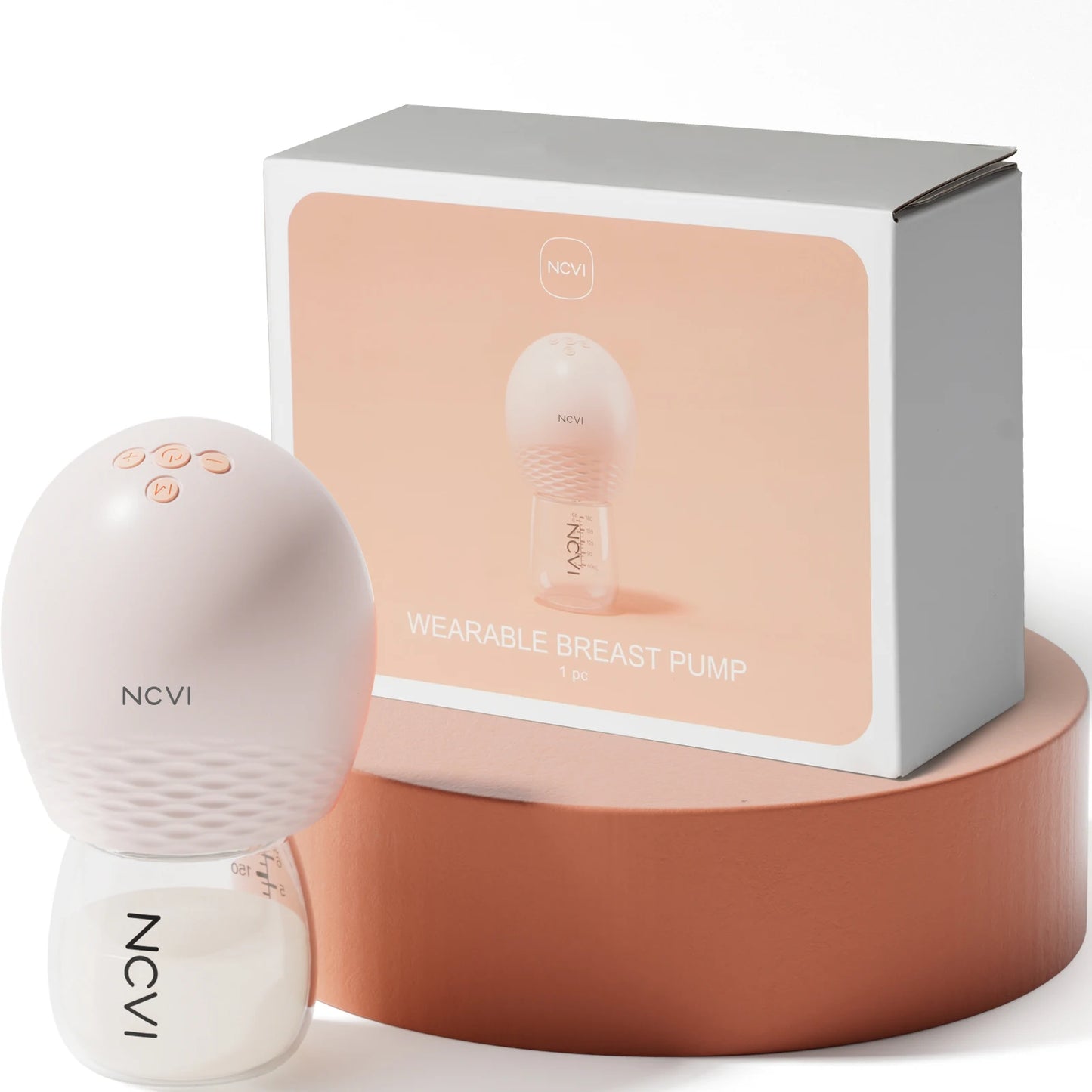 NCVI Portable Wearable Breastfeeding Milk Pump Strong Suction Cordless Design