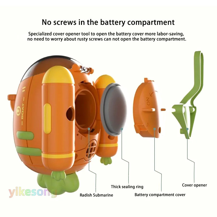 Electric Submarine Bath Toy