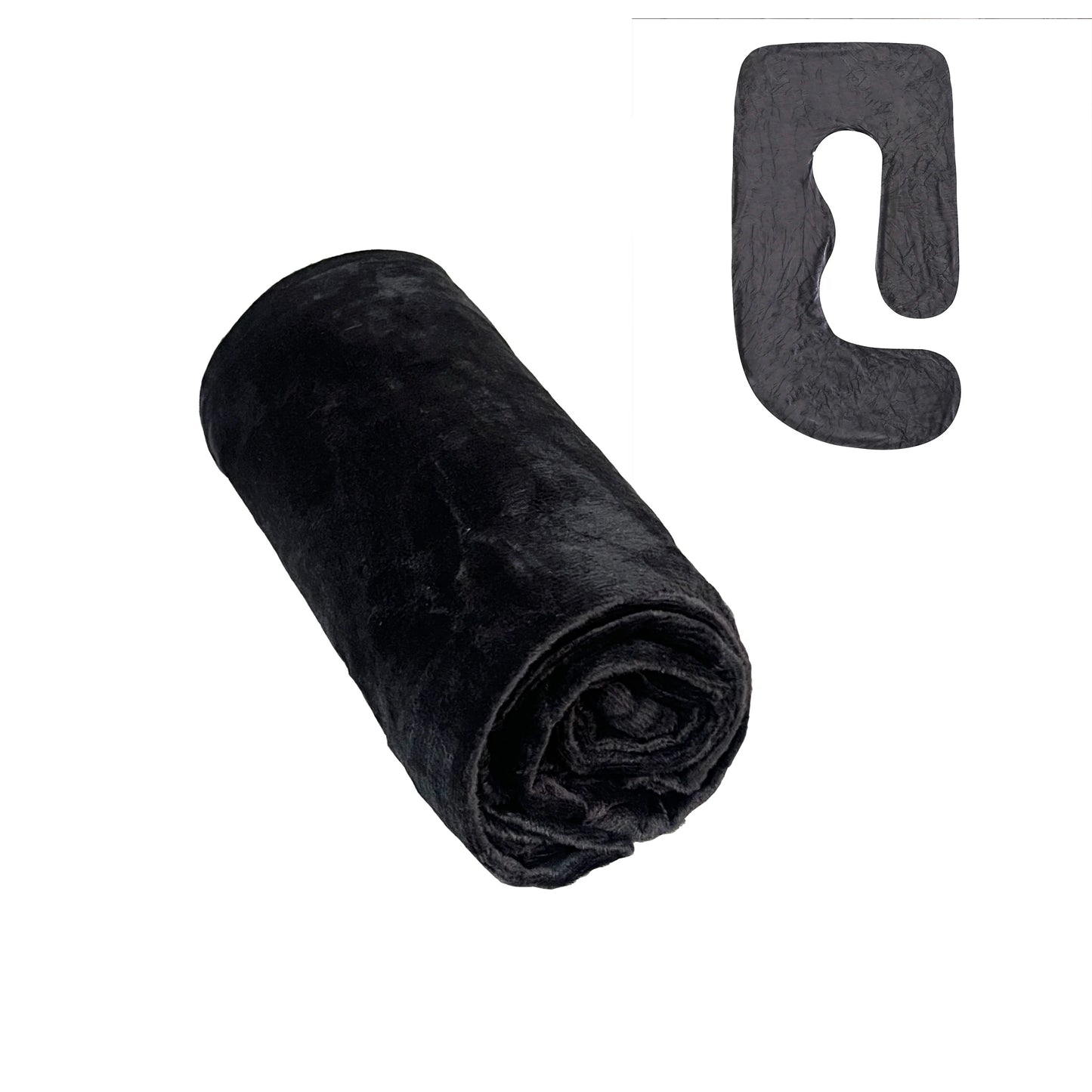 Coussin de grossesse et d'allaitement en forme de J de 3 kg – Housse lavable, garnissage en coton PP