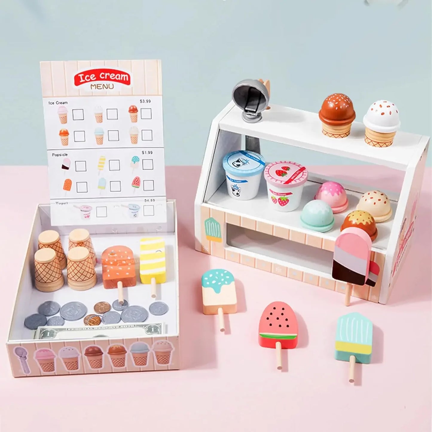 Ice Cream Counter Toy – Scoop, Play & Pay!