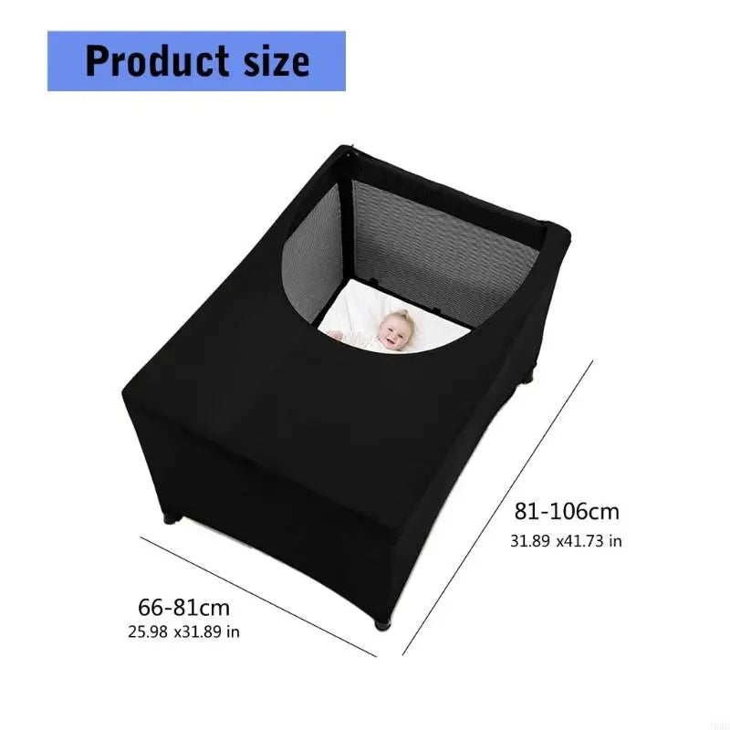Lightweight Travel Baby Crib – Sunshade & Light Block