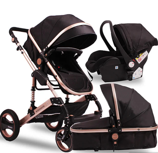 Hot 2025 Baby Stroller – Foldable, High View & Travel