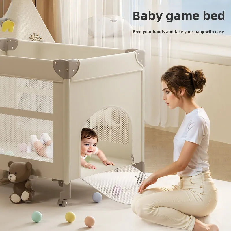 Portable Baby Bassinet – Safe & Modern for Newborns
