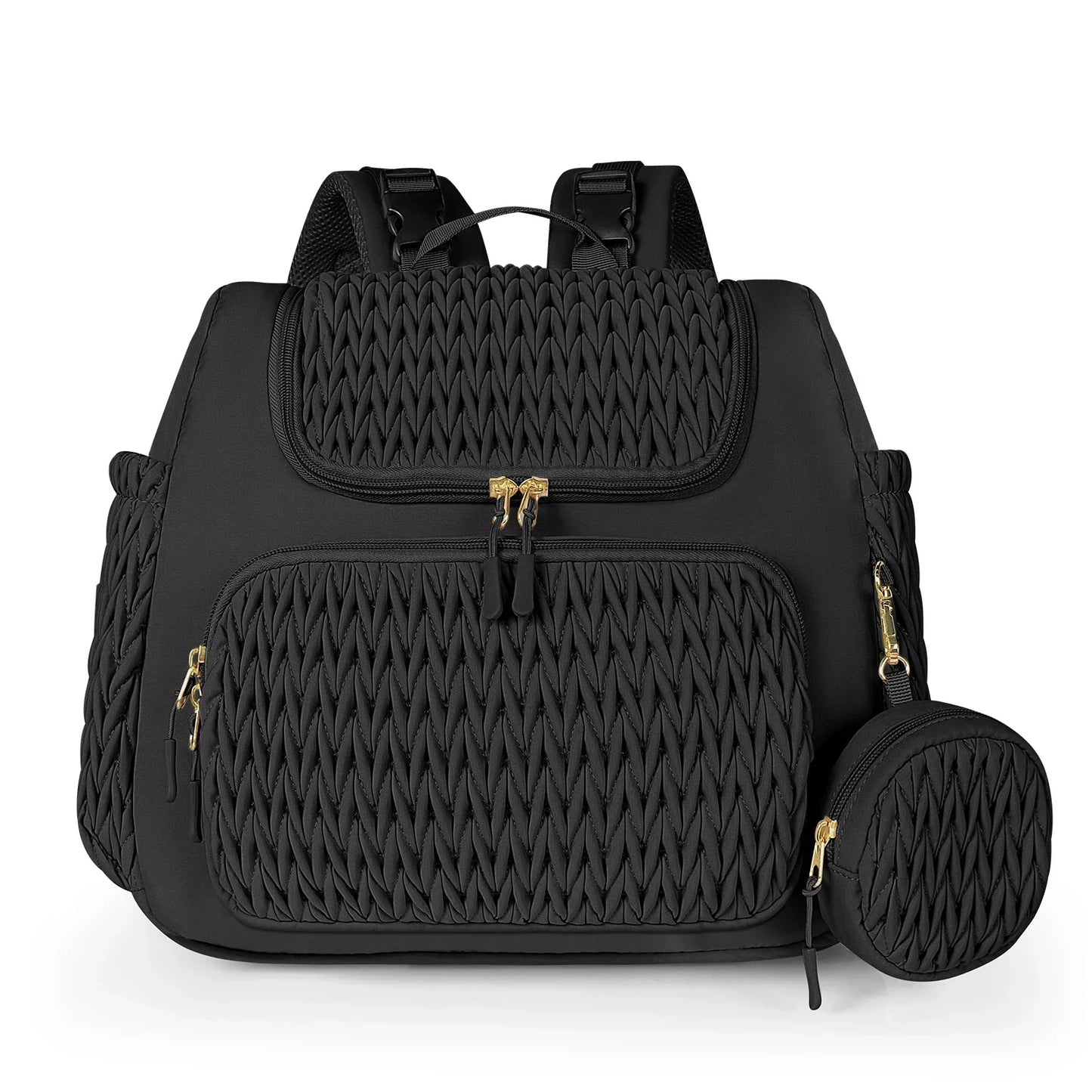 Mauve Mist Diaper Backpack – Nappy Bag with Changing Pad & Stroller Straps