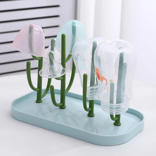 Baby Feeding Bottles Holder Cup Drying Rack for Baby Milk Bottles Drain Rack Infant Dust-proof Bottle Storage Bebes Accessories