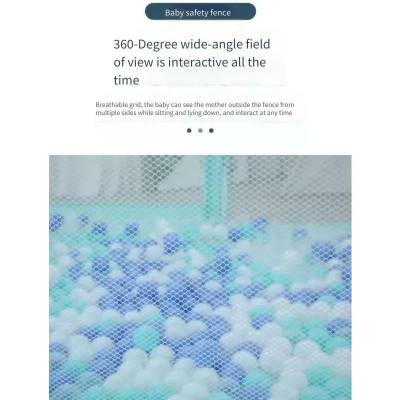 Parc pour bébé avec porte – Aire de jeux sécurisée pour l'intérieur et l'extérieur des tout-petits