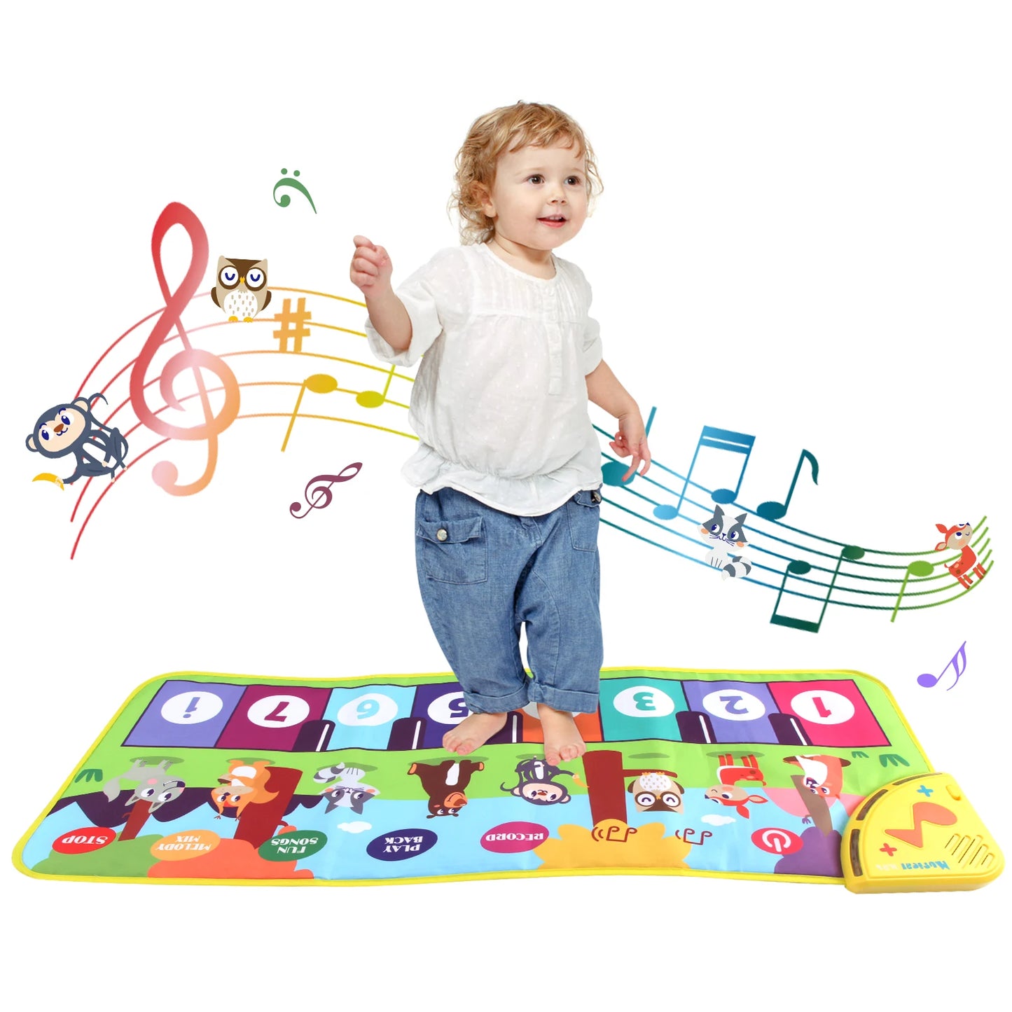 Kids Piano Dance Mat – 8 Instrument Sounds & Fun!