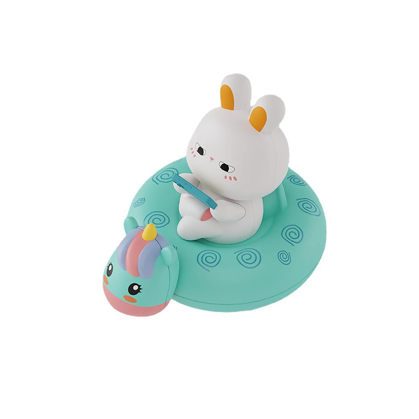 Toddler Bath Toy – Rabbit & Pig Rowing Water Play Set