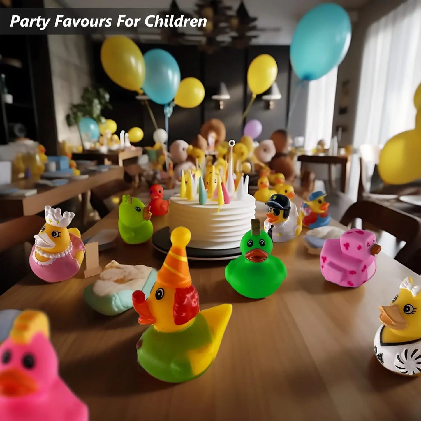 Ensemble de canards en caoutchouc – Flotteurs en vrac pour le bain et les fêtes