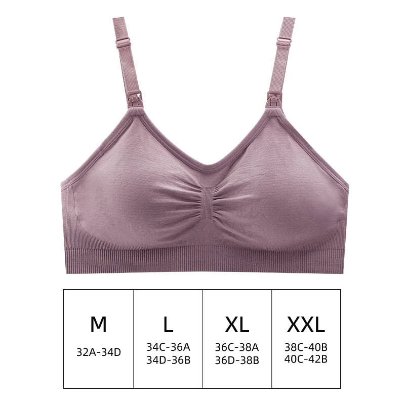 Soutien-gorge d'allaitement et de maternité mains libres – Confort optimal pour allaiter toute la journée