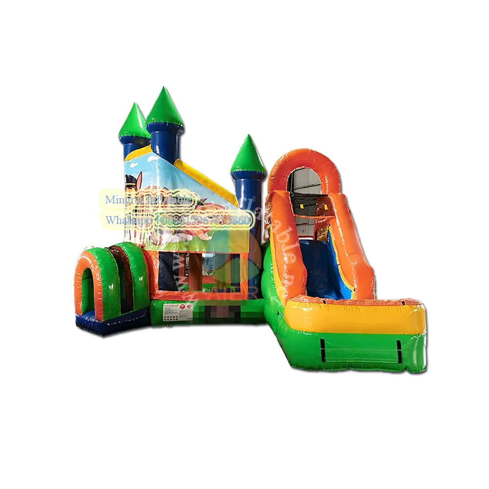 3-in-1 Giant Inflatable Slide & Bouncer for Kids – Outdoor Fun