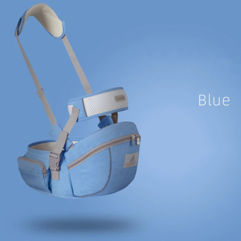 Ergonomic Front-Facing Baby Carrier with Hip Seat