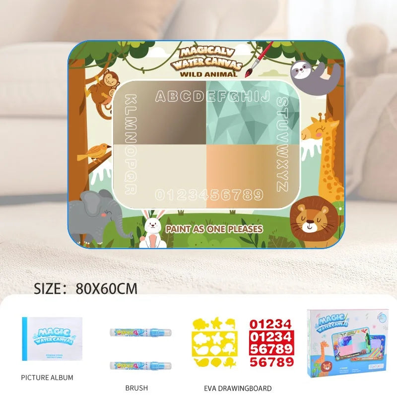 Water Drawing Doodle Mat for Toddlers Boys and Girls