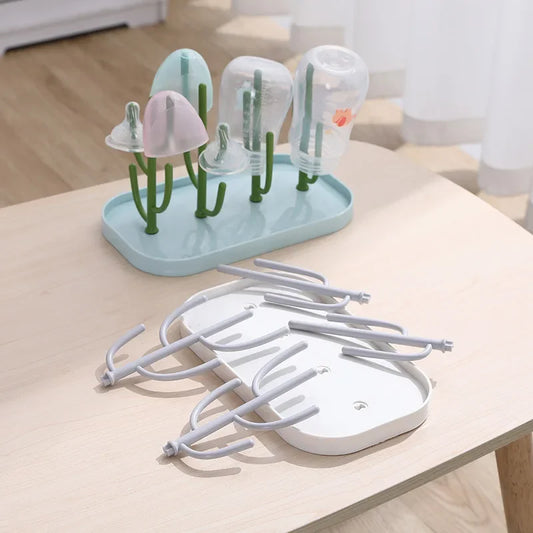 Feeding Cup Holder Storage Drying  Baby Feeding Bottle Drain Rack Nipple Rack Cleaning Dryer Drainer Storage Drying Rack