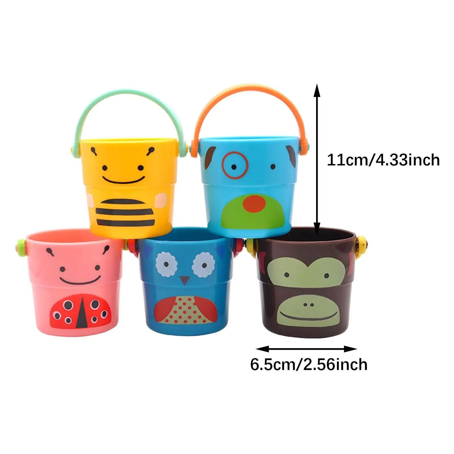 Kids Bathtub Toy Set 5 Pieces Fun Water Play