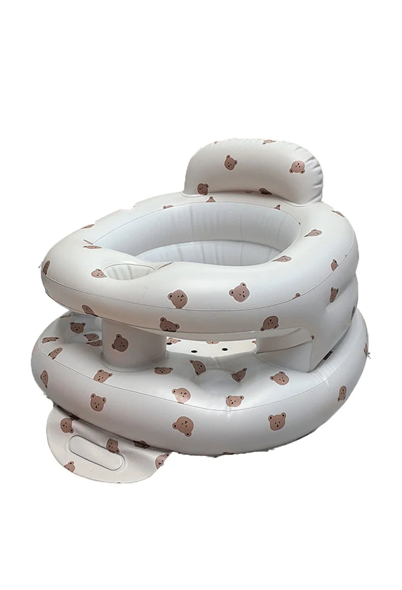 Inflatable Baby Seat – Portable Toddler Chair with Built-in Pump