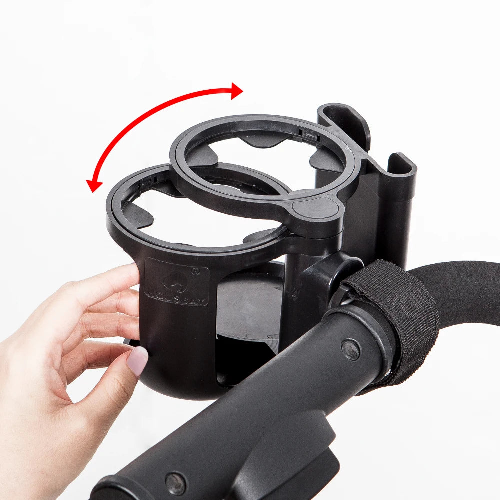 Stroller Cup Holder Phone Support Milk Bottle Drink Cup Holder Conversion 2 Cups For Universal Pram Baby Stroller Accessories