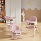 3 In 1 Baby High Chair Portable High Chairs for Babies and Toddlers 3 Adjustable Height Baby Feeding Chair with Removable Tray