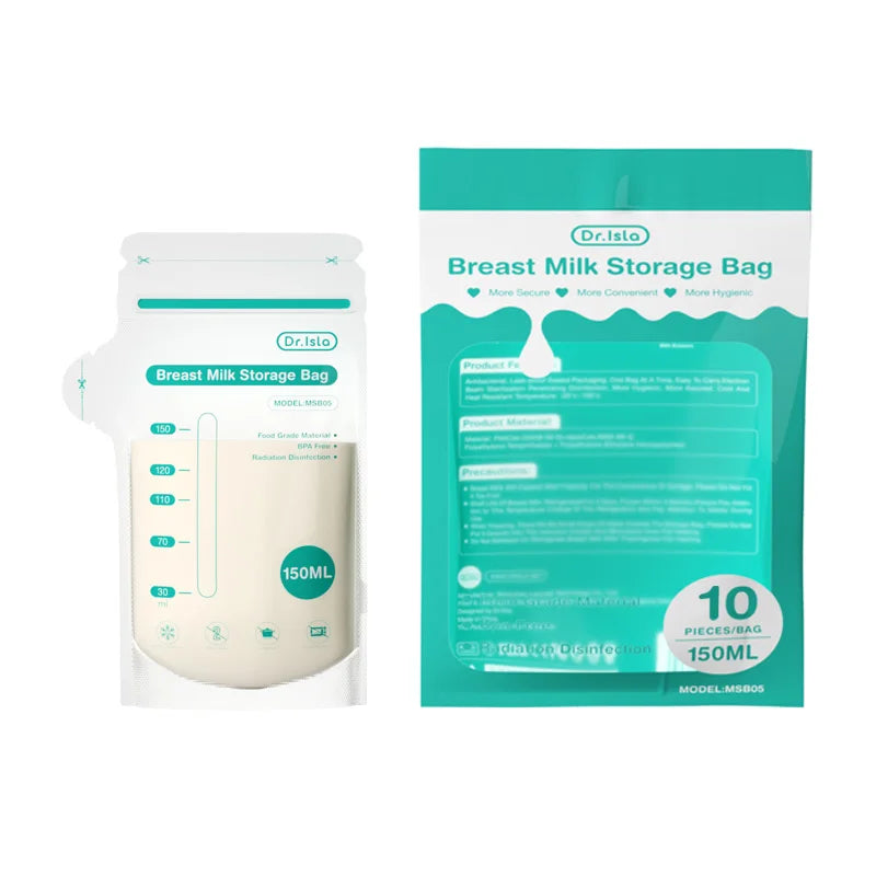 10/30/100pcs 150ml Breast Milk Storage Bag Disposable Big Capacity Frozen Milk Storage Bag Bpa Free Breast Milk Storage Products