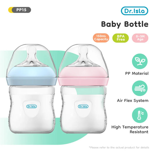 New 1PCS 150/240/330ML Baby PP Bottle Newborn Baby Bottle with Handle Milk BottleFeeding  Baby Bottles Newborn Feeding Supplies