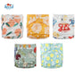 5pcs Babyland Washable Diapers – Eco-Friendly Pocket Nappies (3–15kg)