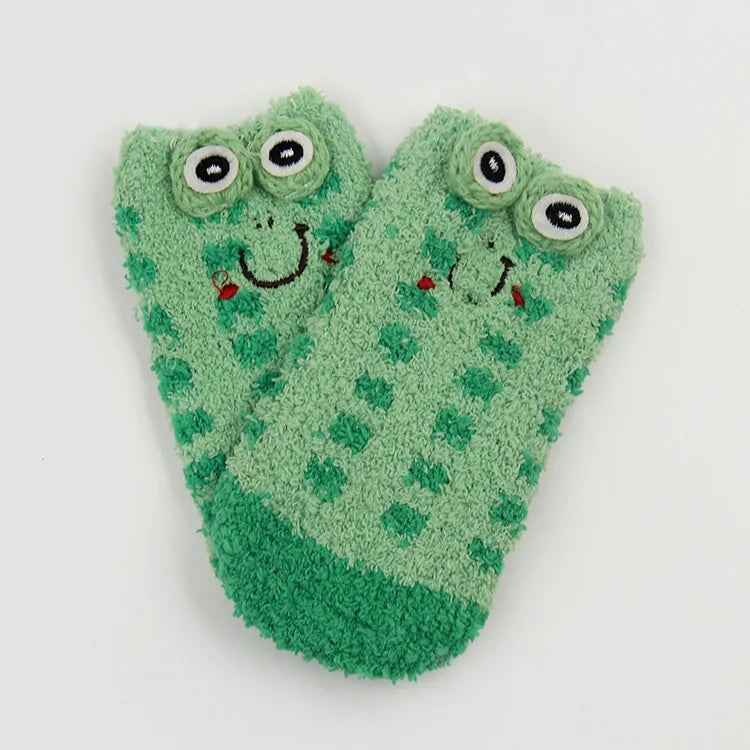 Cozy Cartoon Baby Socks